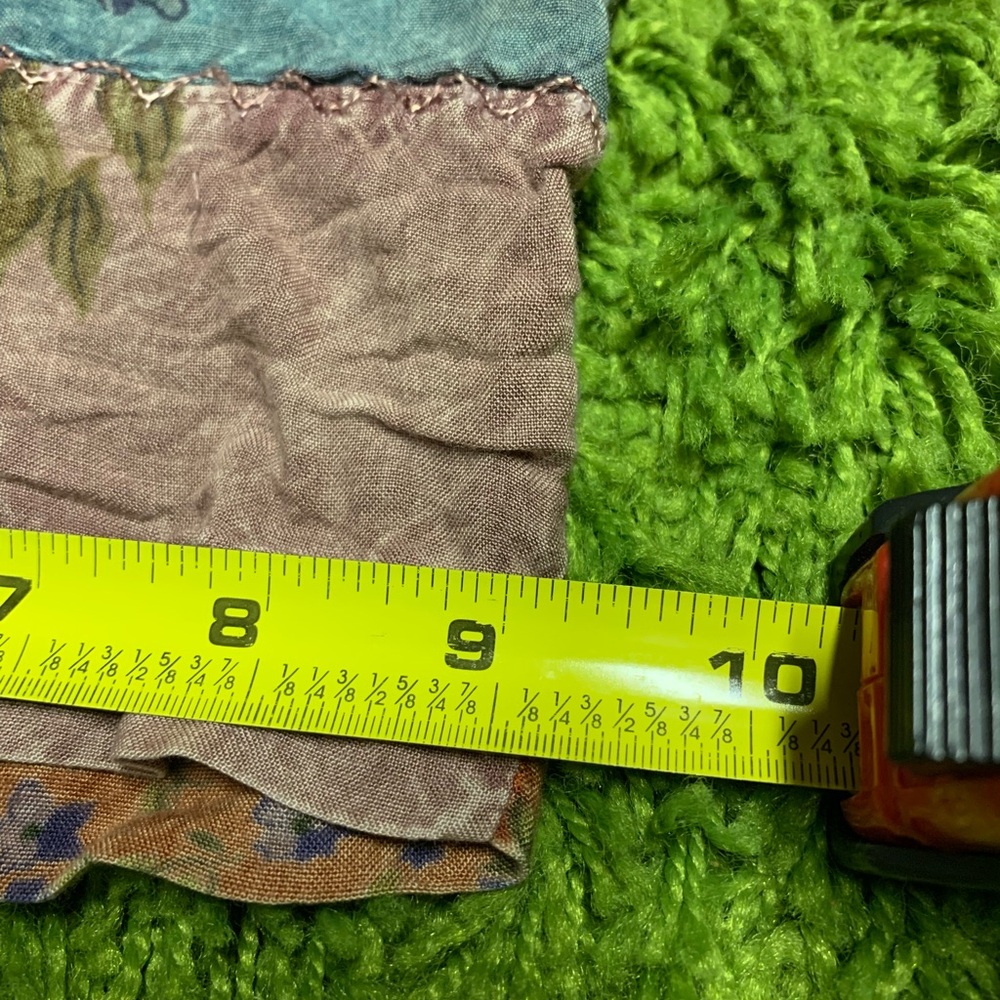 Sacred Threads Multicolor Patchwork Button Down Shirt - Picture 11 of 11